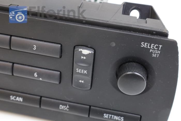 Radio control panel from a Saab 9-3 II Sport Sedan (YS3F) 1.8t 16V 2003