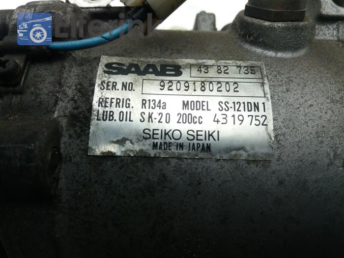 Pompe clim d'un Saab 9000 CS 2.0i 16V 1992