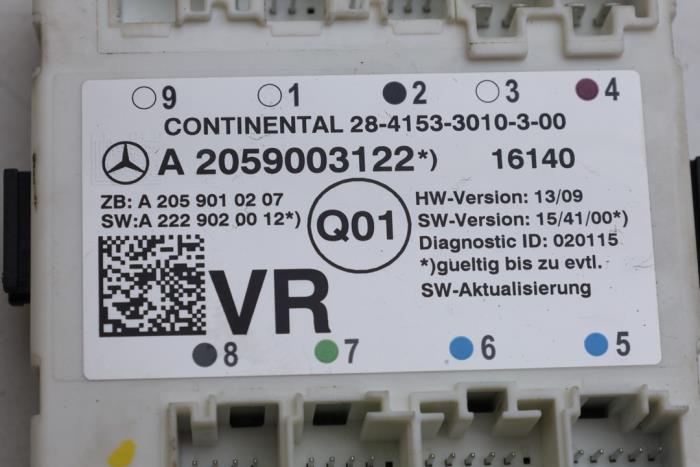 Used Central electronic module Mercedes GLC (X253) 2.0 260 16V 4-Matic Price € 25,00 Margin scheme offered by Auto Demontage Elferink B.V.
