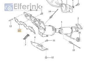 Used Exhaust manifold gasket Volvo V50 Price € 20,00 Margin scheme offered by Auto Demontage Elferink B.V.
