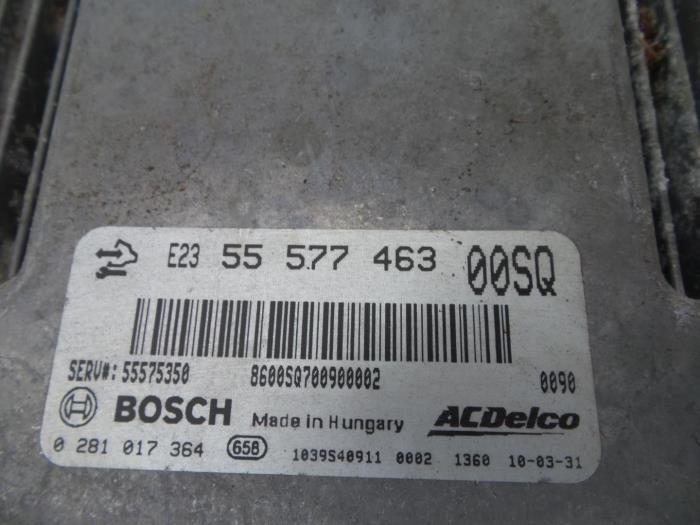 Injection computer from a Opel Corsa D 1.3 CDTi 16V ecoFLEX 2010