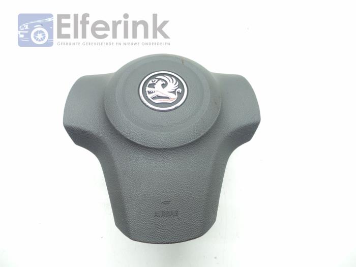 Left airbag (steering wheel) from a Opel Corsa D 1.2 16V 2007