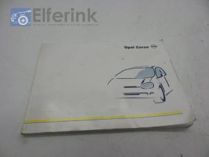 Usagé Livret d'instructions Opel Corsa B (73/78/79) 1.2i 16V Prix € 20,00 Règlement à la marge proposé par Auto Demontage Elferink B.V.