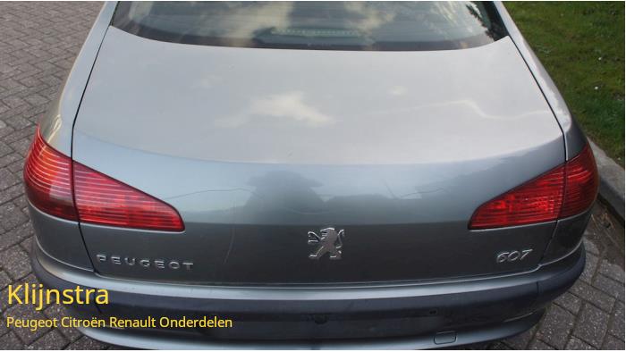 Używane Tylna klapa Peugeot 607 (9D/U) Cena na żądanie oferowane przez Fa. Klijnstra & Zn. VOF
