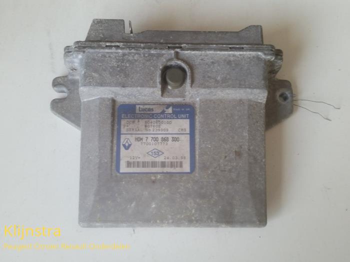 Used Engine management computer Renault Kangoo (KC) 1.9 D 55 Price € 175,00 Margin scheme offered by Fa. Klijnstra & Zn. VOF