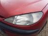 Headlight, left from a Peugeot 206 (2A/C/H/J/S), 1998 / 2012 1.9 D, Hatchback, Diesel, 1.868cc, 51kW (69pk), FWD, DW8B; WJY, 1999-01 / 2006-03, 2CWJYF; 2AWJYF; 2SWJYU 2001