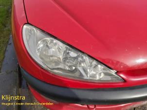 Używane Reflektor prawy Peugeot 206 (2A/C/H/J/S) 1.4 HDi Cena na żądanie oferowane przez Fa. Klijnstra & Zn. VOF