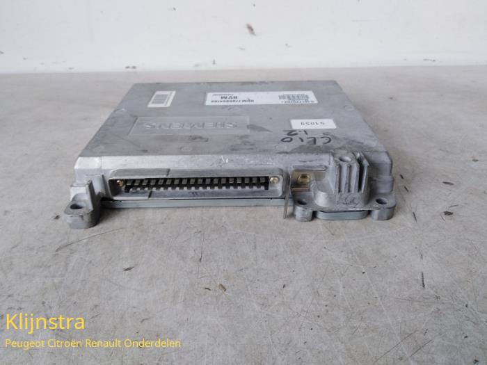 Engine management computer Renault Clio (B/C57/357/557/577), 1990 / 1998 1.2 RL,RN Kat., Hatchback, Petrol, 1.171cc, 43kW (58pk), FWD, E7FD700, 1994-03 / 1996-04, B57S; C57S; 357S; 557S (Used)