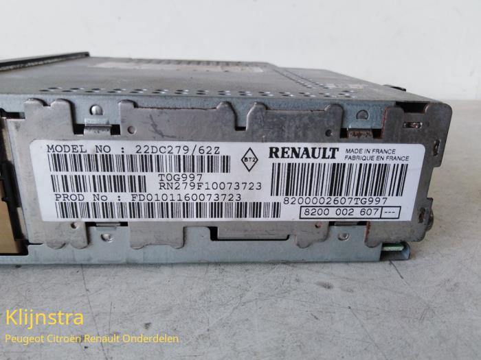 Radio/Lecteur CD d'un Renault Laguna 2001