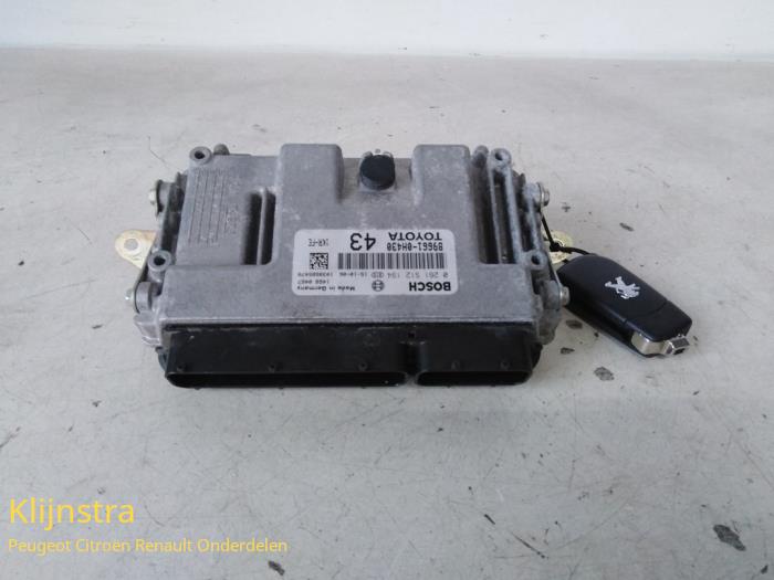 Engine management computer Peugeot 108, 2014 1.0 12V, Hatchback, Petrol, 998cc, 51kW (69pk), FWD, 1KRFE; CFB, 2014-05, PSCFB (Used)