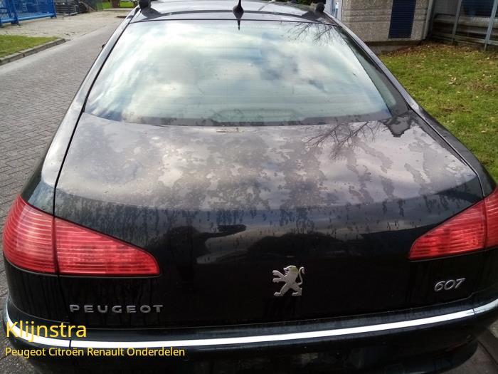 Używane Tylna klapa Peugeot 607 (9D/U) 2.0 HDi 16V FAP Cena na żądanie oferowane przez Fa. Klijnstra & Zn. VOF