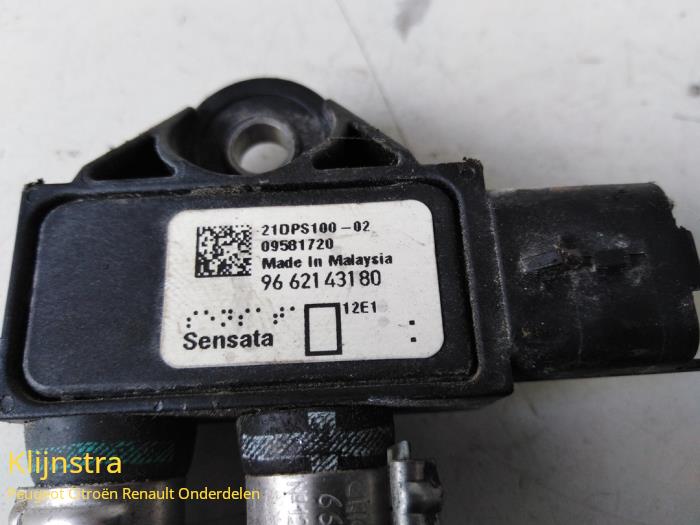Boost pressure sensor Peugeot 3008 I 1.6 HDiF 16V 9662143180 9HL SENSATA
