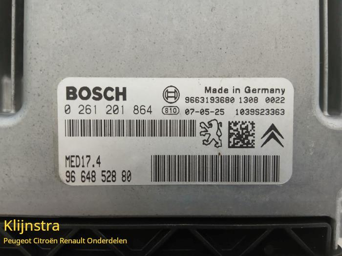 Engine management computer from a Peugeot 308 (4A/C) 1.6 16V THP 150 2008
