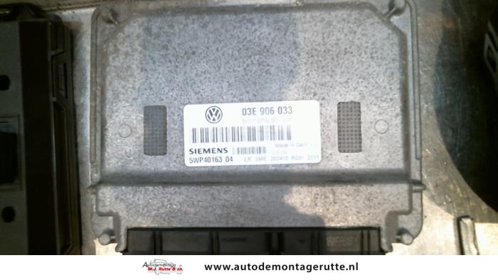 Set of cylinder locks (complete) from a Volkswagen Polo IV (9N1/2/3) 1.2 12V 2002