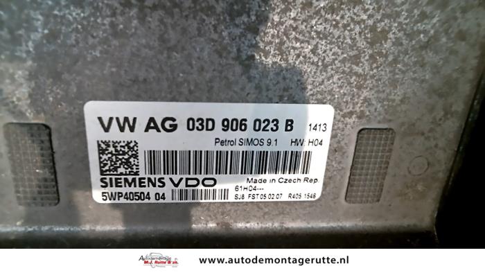 Set of cylinder locks (complete) from a Volkswagen Polo IV (9N1/2/3) 1.2 2007