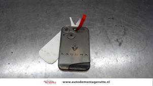 Used Key card Renault Laguna II (BG) 1.6 16V Price on request offered by Autodemontage M.J. Rutte B.V.