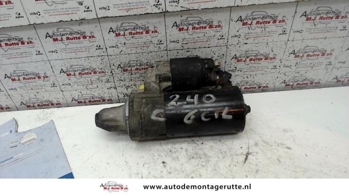 Used Starter Mercedes C Combi (S202) 2.4 C240T V6 18V Price on request offered by Autodemontage M.J. Rutte B.V.