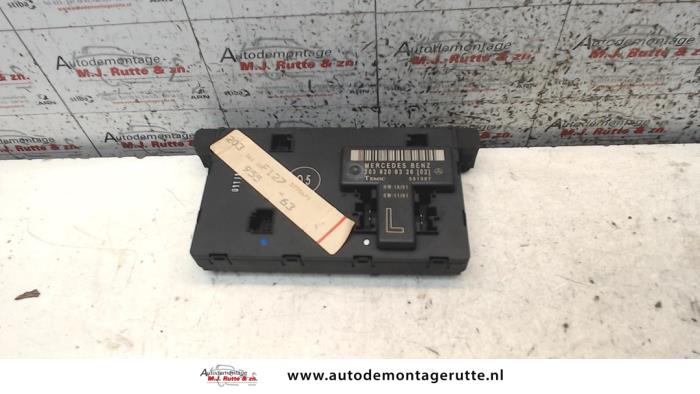 Used Body control computer Mercedes C (W203) 2.2 C-200 CDI 16V Price on request offered by Autodemontage M.J. Rutte B.V.