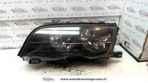 Used Headlight, left BMW 3 serie (E46/4) 318i Price on request offered by Autodemontage M.J. Rutte B.V.