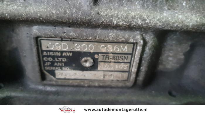 Boîte de vitesse d'un Volkswagen Touareg (7LA/7L6) 5.0 TDI V10 2004