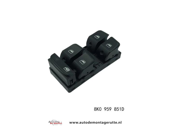 Multi-functional window switch from a Audi A4 2009
