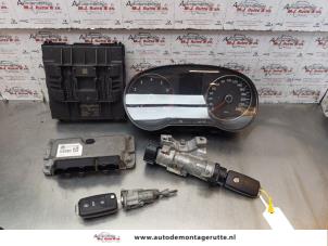 Used Ignition lock + computer Volkswagen Polo V (6R) 1.4 16V Price on request offered by Autodemontage M.J. Rutte B.V.