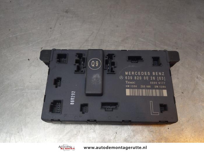Used Body control computer Mercedes Vito (639.6) 2.2 109 CDI 16V Price on request offered by Autodemontage M.J. Rutte B.V.