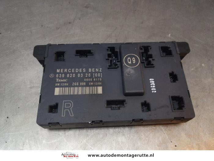 Used Body control computer Mercedes Vito (639.6) 2.2 109 CDI 16V Price on request offered by Autodemontage M.J. Rutte B.V.