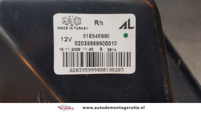 Rücklicht rechts van een Fiat Punto Evo (199) 1.4 2010
