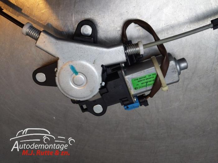 Rear door window mechanism 4-door, left Chevrolet Spark 1.0 16V Bifuel ...