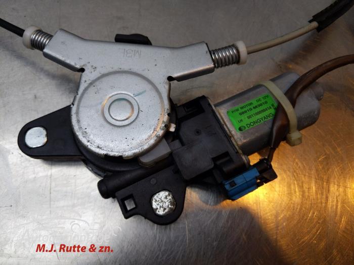 Rear door window mechanism 4-door, left Chevrolet Spark 1.0 16V Bifuel ...