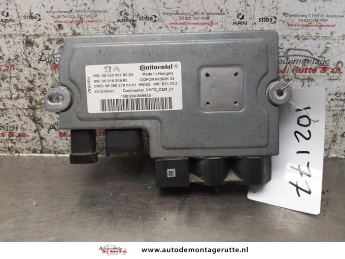 Gebrauchte Start/Stopp Steuergerät Citroen C4 Grand Picasso (3A) 2.0 Blue HDI 150 Preis € 50,00 Margenregelung angeboten von Autodemontage M.J. Rutte B.V.