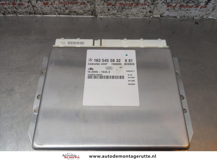 Used Esp computer Mercedes ML I (163) 320 3.2 V6 18V Autom. Price on request offered by Autodemontage M.J. Rutte B.V.