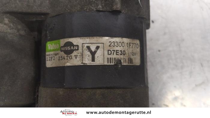 Starter from a Nissan Micra (K11) 1.4 16V 2002