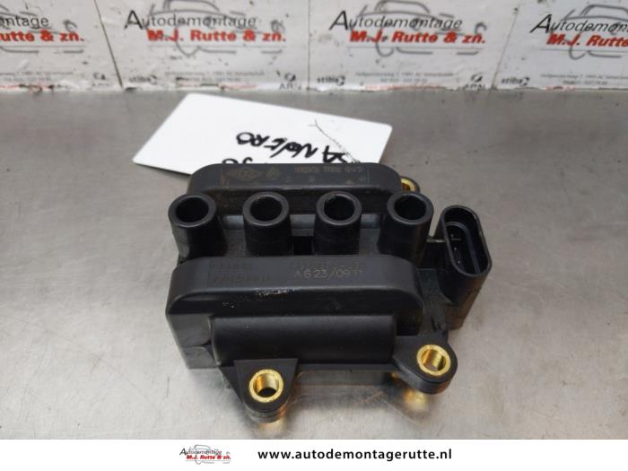 Zündspule Dacia Sandero I (BS), 2008 / 2013 1.2 16V, Fließheck, Benzin, 1.149cc, 55kW (75pk), FWD, D4F732; D4FF7, 2008-11 / 2013-06, BSDA1; BSDBN; BSDM2; BSRA1; BSRBN (Gebraucht)