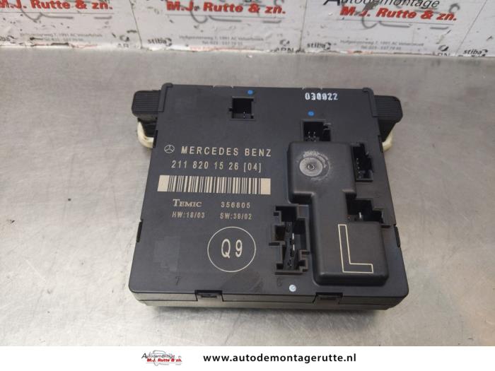 Używane Modul Comfort Mercedes E (W211) 2.6 E-240 V6 18V Cena € 35,00 Procedura marży oferowane przez Autodemontage M.J. Rutte B.V.
