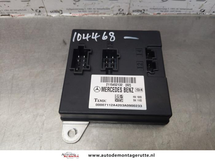 Used Body control computer Mercedes E (W211) 2.6 E-240 V6 18V Price € 30,00 Margin scheme offered by Autodemontage M.J. Rutte B.V.