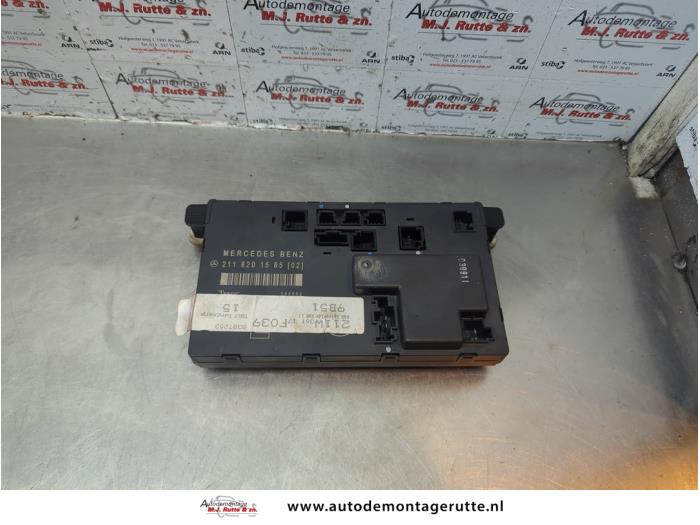Usagé Module confort Mercedes E (W211) 2.6 E-240 V6 18V Prix € 35,00 Règlement à la marge proposé par Autodemontage M.J. Rutte B.V.