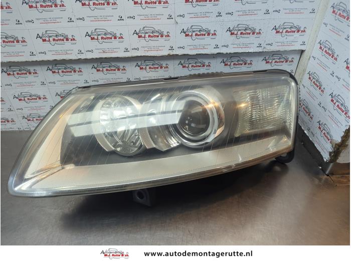 Używane Reflektor lewy Audi A6 (C6) 3.0 TDI V6 24V Quattro Cena € 175,00 Procedura marży oferowane przez Autodemontage M.J. Rutte B.V.