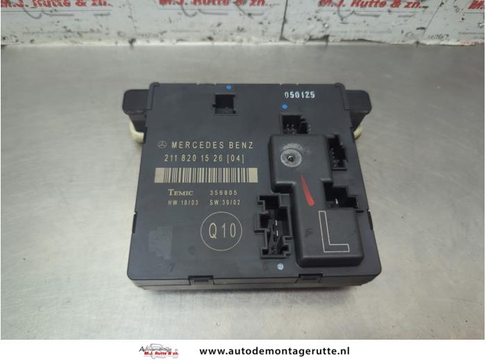 Używane Modul Comfort Mercedes E (W211) 2.2 E-200 CDI 16V Cena na żądanie oferowane przez Autodemontage M.J. Rutte B.V.