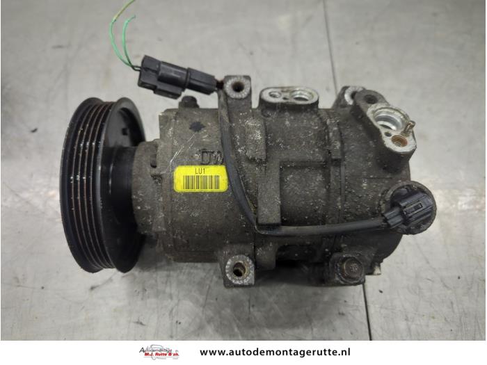 Klimapumpe Kia Rio III (UB), 2011 / 2017 1.1 CRDi VGT 12V, Fließheck, Diesel, 1.120cc, 55kW (75pk), FWD, D3FA, 2011-09 / 2017-12, UBF5D1; UBF5D3; UBF5D5; UBF5D7 (Gebraucht)