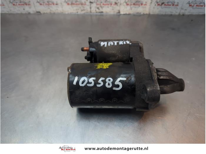 Gebrauchte Anlasser Hyundai Matrix 1.6 16V Preis auf Anfrage angeboten von Autodemontage M.J. Rutte B.V.