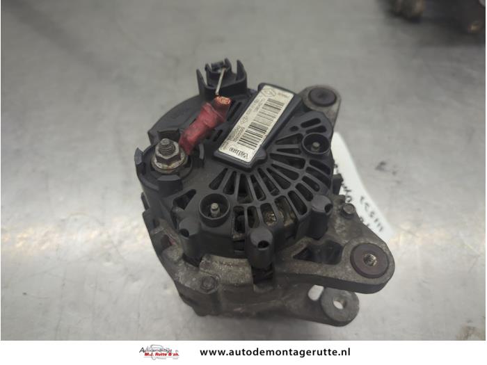 Dynamo Renault Twingo II (CN), 2007 / 2014 1.2, Berline avec hayon arrière, 2 portes, Essence, 1.149cc, 43kW (58pk), FWD, D7F800; EURO4, 2007-03 / 2014-09, CN0D (Occasion)