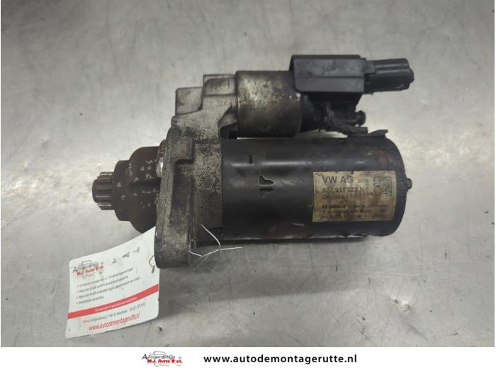 Anlasser Volkswagen Transporter T5, 2003 / 2015 2.0 TDI DRF, Lieferwagen, Diesel, 1.968cc, 75kW (102pk), FWD, CAAB, 2009-09 / 2015-08, 7E; 7F (Gebraucht)
