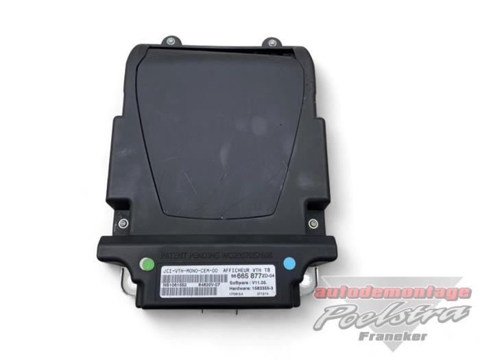 Gebrauchte Frontscheibenanzeige Peugeot 3008 I (0U/HU) 1.6 16V THP 155 Preis € 20,00 Margenregelung angeboten von Autodemontage Poelstra B.V.