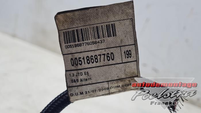 Starter from a Fiat Punto Evo (199) 1.3 JTD Multijet 85 16V Euro 5 2011