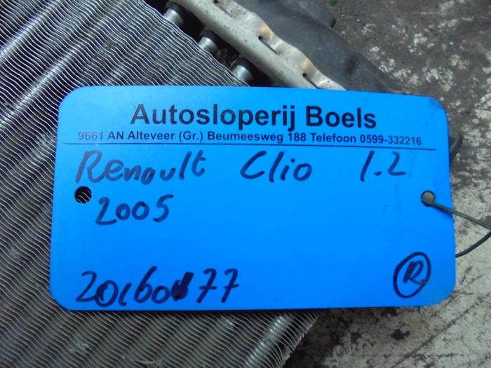 Gebrauchte Kühler Renault Clio II (BB/CB) 1.2 Preis € 35,00 Margenregelung angeboten von Boels Autodemontage