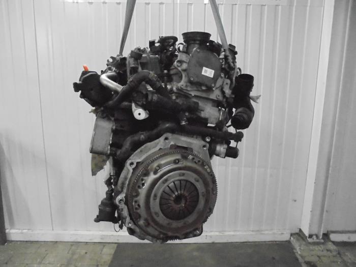 Motor from a Skoda Fabia II Combi 1.6 TDI 16V 90 2011