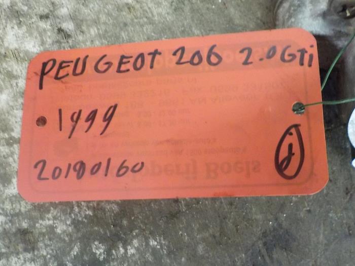 Gebrauchte Anlasser Peugeot 206 (2A/C/H/J/S) 2.0 GT,GTI 16V Preis € 35,00 Margenregelung angeboten von Boels Autodemontage
