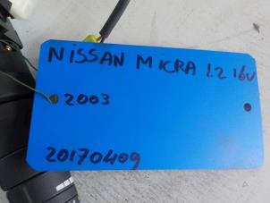 Gebrauchte Kombischalter Lenksäule Nissan Micra (K12) 1.2 16V Preis € 35,00 Margenregelung angeboten von Boels Autodemontage